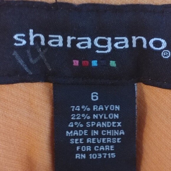 NWT Sharagano slim leg pants    Sz 6 - Picture 6 of 11